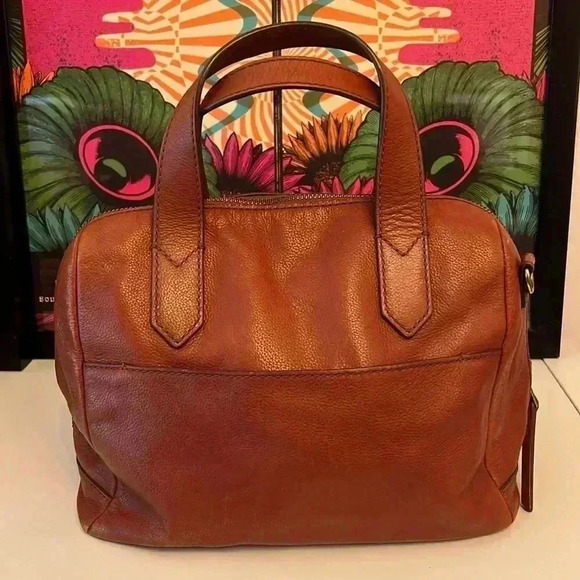 Fossil Handbags - Fossil Fiona Leather Satchel